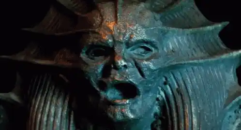 The Mummy Statue Close-Up