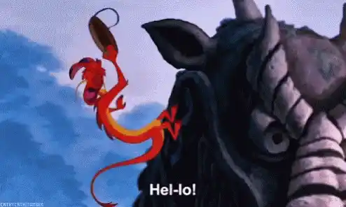 Mushu Mulan Says Hello