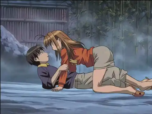 Naru Punches in Love Hina