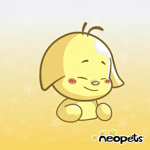 Neopets Kacheek Sending Love and Hearts
