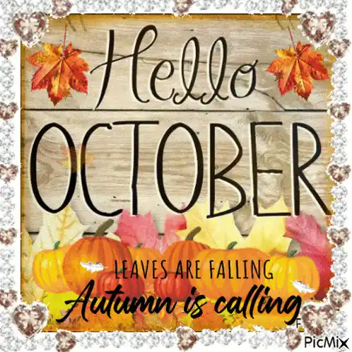 Hello October: Leaves Are Falling
