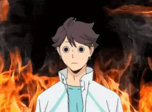Haikyuu's Oikawa Confused by Fire