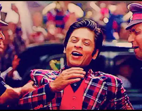 Shah Rukh Khan Laughing in Om Shanti Om