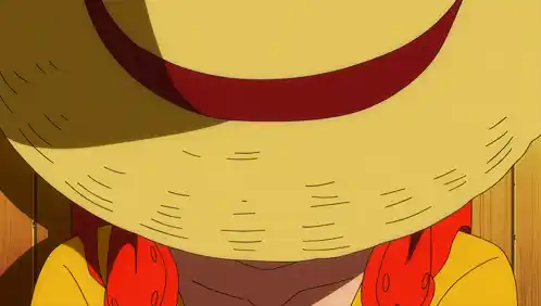 Luffy's Confident Smile in One Piece Film Z