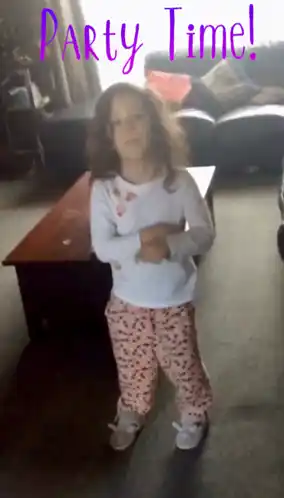 Little Girl's Party Time Dance