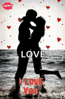 Passionate Kiss: I Love You