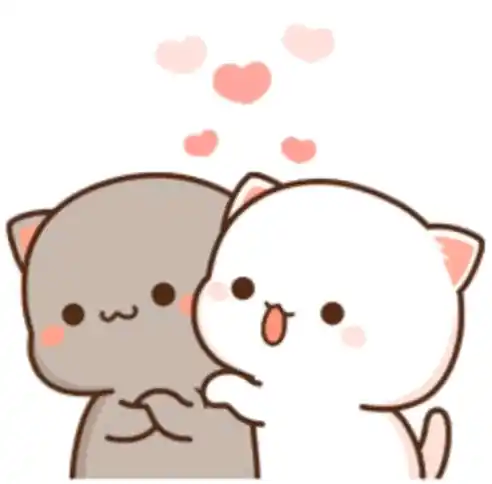 Peach Goma: Cute Cats in Love