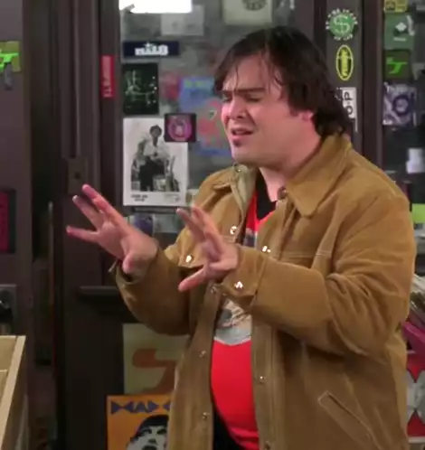 Jack Black's Funny Face in High Fidelity
