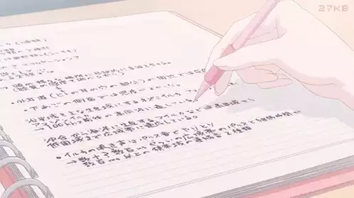 Pink Anime Study Notes: Dolphin Echolocation