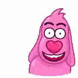 Pinkdog Says I Love You Baby