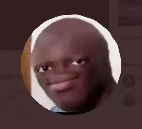 Funny Distorted Face Profile Picture