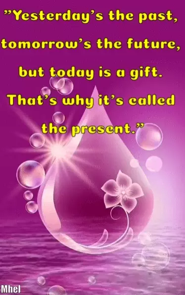 Inspirational Quote: Today is a Gift