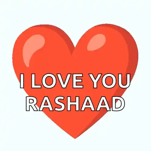 Red Heart Bumping: I Love You Rashaad
