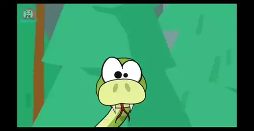 Serpiente Cartoon y Hormigas