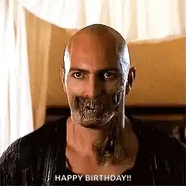 The Mummy Scared Happy Birthday Greeting