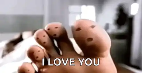 Singing Toes Expressing Love