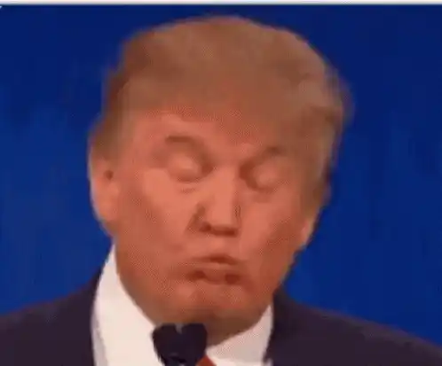 Donald Trump Making a Funny Face
