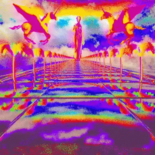Psychedelic Trip Love Dreamscape