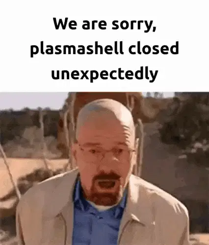Walter White Plasmashell Plasma KDE
