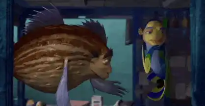 Pufferfish's Shocked Reaction