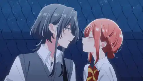 Whisper Me A Love Song: Asanagi Yori & Kino Himari Kiss