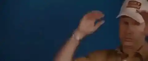 Will Ferrell Makes a Funny Face and Points