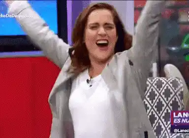 Natalia Valdebenito's Excited Win Reaction