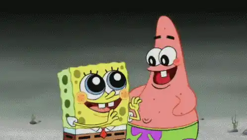 Spongebob & Patrick's Excited Woohoo!