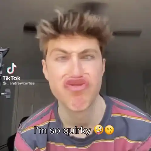Wtf Cringe: Man's Quirky Funny Faces