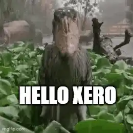 Xero Shoebill Says Hello